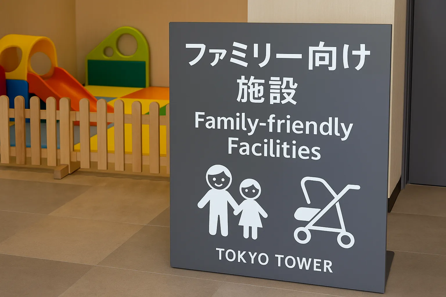 Family-friendly facilities and kids play area