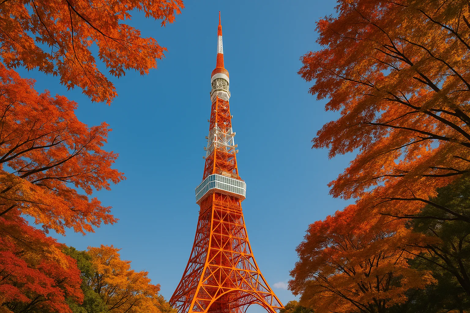 Autumn foliage viewpoint