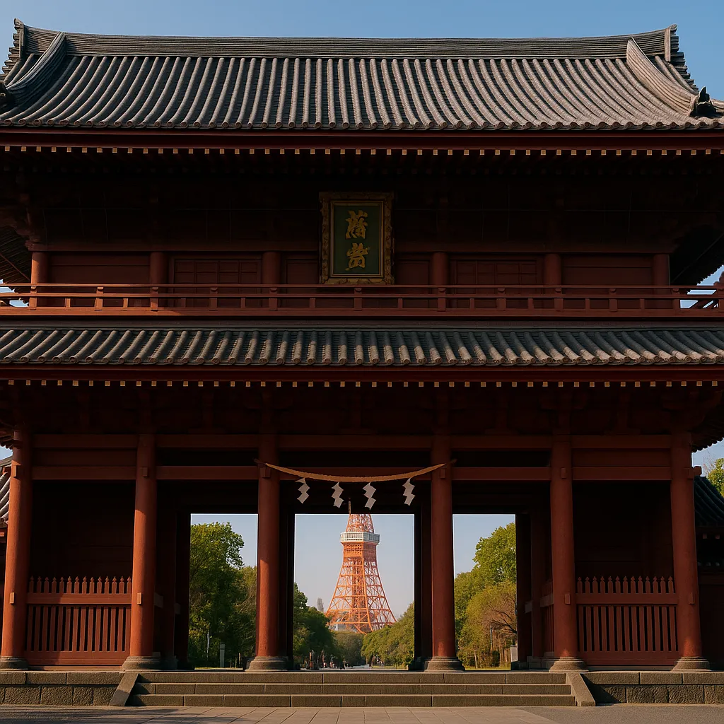 Zojoji Temple view